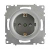 Розетка 1-м СП Florence 16А IP20 с заземл. защ. шторки винтов. контакты механизм сер. (1E10101302) OneKeyElectro 2172833