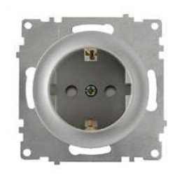 Розетка 1-м СП Florence 16А IP20 с заземл. защ. шторки винтов. контакты механизм сер. (1E10101302) OneKeyElectro 2172833