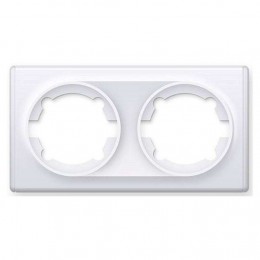 Рамка 2-м Florence бел. 1E52201300 OneKeyElectro 2172783