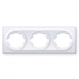 Рамка 3-м Florence бел. 1E52301300 OneKeyElectro 2172784