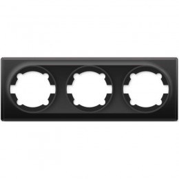 Рамка 3-м Florence черн. 1E52301303 OneKeyElectro 2172830