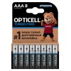 Элемент питания алкалиновый AAA/LR03 (блист. 8шт) Turbo Max Opticell 6053008