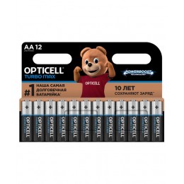 Элемент питания алкалиновый AA/LR6 (блист. 12шт) Turbo Max Opticell 6053009