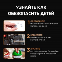 Элемент питания литиевый CR2032 отрывной набор hsdc (блист.5шт) Specialty Opticell 5060005