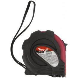 Рулетка Мастер 5мх19мм прорезиненный корпус КУРС 17145