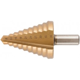 Сверло по металлу ступенчатое 9-36мм 9 ступеней HSS КУРС 36404