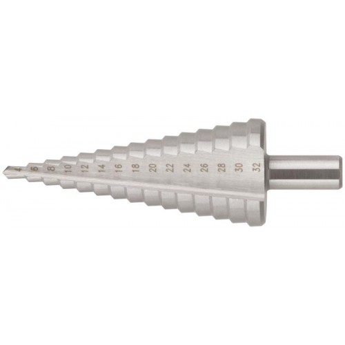 Сверло по металлу ступенчатое 4-32мм 15 ступеней HSS КУРС 36405