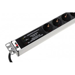 Блок распределения питания R-16-7S-FI-440-1.8 7хSchuko 16А горизонт. с мониторингом Rem 1361979