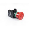 Кнопка аварийная с окошком 1НЗ диаметр 40мм EMAS CP200EP