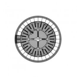 Светильник светодиодный ДСП IB 10 S 150W VW 850 BK D298xH112мм 150Вт 5000К IP65 High Bay подвес черн. Русский Свет 16091023047