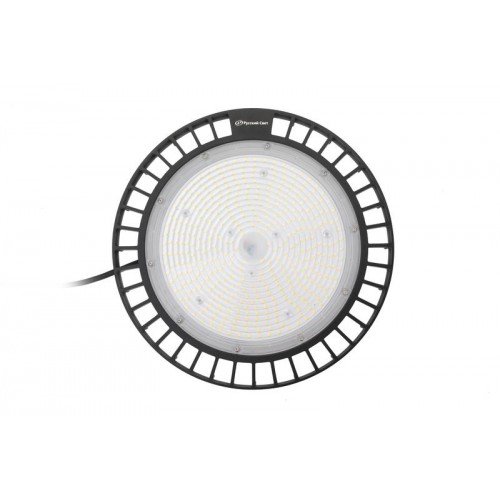 Светильник светодиодный ДСП IB 10 S 150W W 850 BK D298xH112мм 150Вт 5000К IP65 High Bay подвес черн. Русский Свет 16091023049