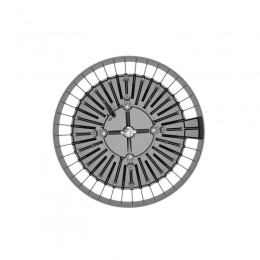 Светильник светодиодный ДСП IB 11 S 200W W 840 BK 353х353х117мм 200Вт 4000К IP65 High Bay подвес черн. Русский Свет 16091123173