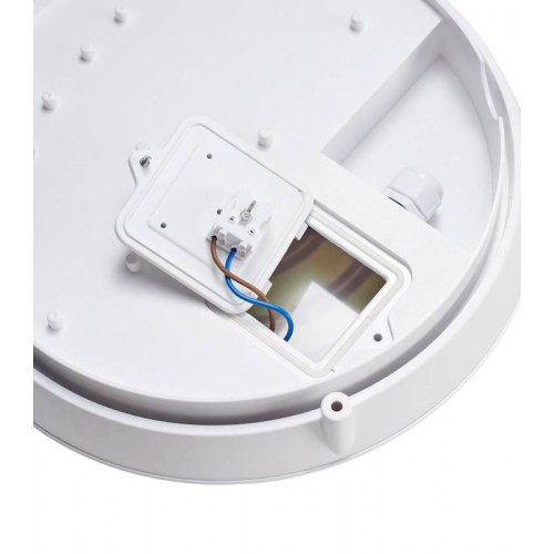 Светильник светодиодный WP 25 C 20W OP 940 D300 WH 300х300х93мм 20Вт 4000К IP66 пылевлагозащ. ЖКХ бел. Русский Свет 15072523330