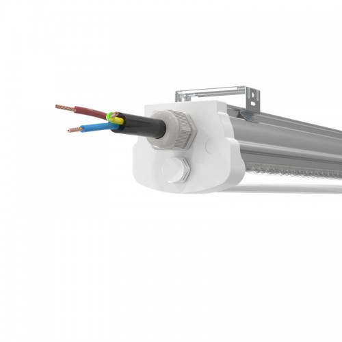 Светильник светодиодный ДСП WP 20 C 40W W 840 L1200 EL 1200х74х60мм 40Вт 4000К IP66 пылевлагозащ. с БАП 1ч 3Вт с автотест. бел. Русский Свет 27072023790