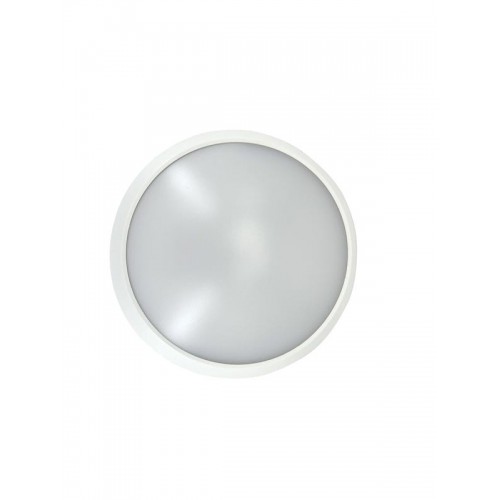 Светильник светодиодный WP 15 C 12W OP 840 D220 WH 220х80мм 12Вт 4000К IP65 ЖКХ круглый пылевлагозащ. бел. Русский Свет 15071523452