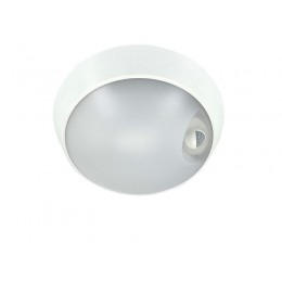 Светильник светодиодный WP 15 C 12W OP 840 D220 WH MDM 220х80мм 12Вт 4000К IP65 ЖКХ круглый пылевлагозащ. с датчиком движения бел. Русский Свет 15071523453