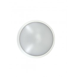 Светильник светодиодный WP 15 C 18W OP 840 D220 WH 220х80мм 18Вт 4000К IP65 ЖКХ круглый пылевлагозащ. бел. Русский Свет 15071524503