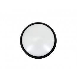 Светильник светодиодный WP 15 C 18W OP 840 D220 BK 220х80мм 18Вт 4000К IP65 ЖКХ круглый пылевлагозащ. черн. Русский Свет 15071524505