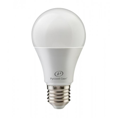 Лампа светодиодная RS LED A60 E27 14W 220-240В 6500К 14Вт 1400лм Ra 90 грушевидная Русский Свет 15010345108