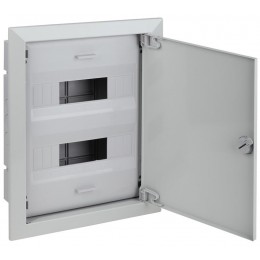 Щиток СП Тусо 24мод. с метал. двер. 430х325х103мм сер. Ruvinil 68124МС