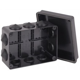 Коробка Тусо распаячная для ОП 150х110х70мм без гермовводов УХЛ1 черн. Ruvinil 67053Ч