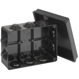 Коробка Тусо распаячная для ОП 200х140х75мм УХЛ1 черн. Ruvinil 67055Ч