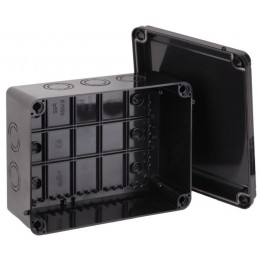 Коробка Тусо распаячная для ОП 300х220х120мм без гермовводов УХЛ1 IP67 черн. Ruvinil 67068Ч