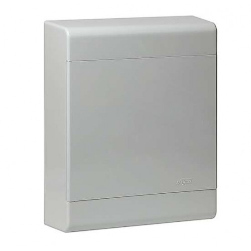 Щиток ОП Тусо 24мод. с непрозрач. двер. 370х302х95мм сер. Рувинил 68324С