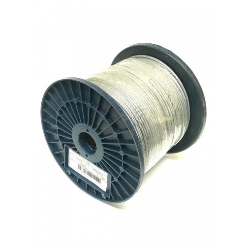 Трос стальной в оплетке ПВХ 4/5 этикетка (уп.100м) СТРОЙМЕТИЗ РС111876