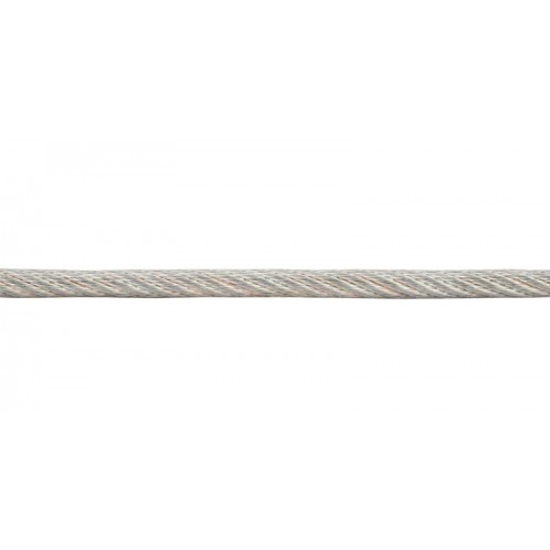 Трос в ПВХ изоляции d3.0-4.0мм DIN 3055 (SWR) сталь (уп.150м) Zitar 101287