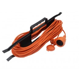 Удлинитель-шнур на рамке 1х20м без заземл. 6А IP44 2х0.75 с защ. крышкой TOKOV ELECTRIC TKE-SR20-075