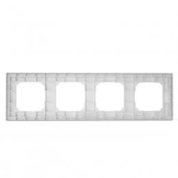 Рамка 4-м Pixel универс. бел. TOKOV ELECTRIC TKE-PX-RM4-C01