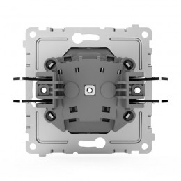 Розетка 1-м СП Pixel 16А IP20 без заземл. механизм алюм. TOKOV ELECTRIC TKE-PX-R1-C03