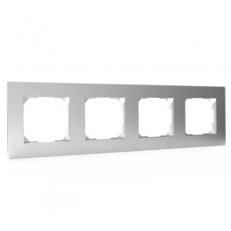 Рамка 4-м Pixel универс. алюм. TOKOV ELECTRIC TKE-PX-RM4-C03