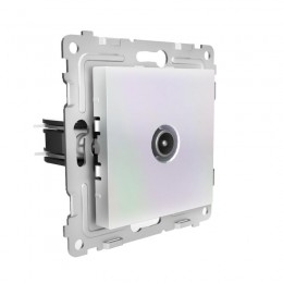 Коннектор TV СП Pixel механизм перламутр. TOKOV ELECTRIC TKE-PX-A1C-C04