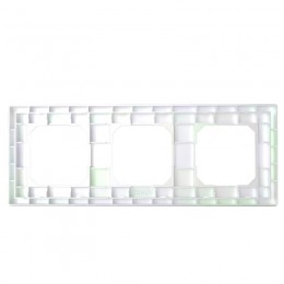 Рамка 3-м Pixel универс. перламутр. TOKOV ELECTRIC TKE-PX-RM3-C04