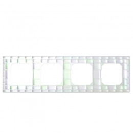Рамка 4-м Pixel универс. перламутр. TOKOV ELECTRIC TKE-PX-RM4-C04