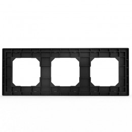 Рамка 3-м Pixel универс. карбон TOKOV ELECTRIC TKE-PX-RM3-C14