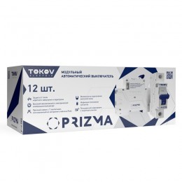 Выключатель автоматический модульный 1п C 63А 6кА PRIZMA TOKOV Electric TKE-PZ60-MCBI-1-63-C