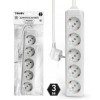 Удлинитель 5х3м с заземл. 10А 3х1.5 TOKOV LIGHT TKL-C01-BU5-3-1.5-Z