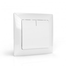 Выключатель 1-кл. СП AVA 10А IP20 с индикатором в сборе бел. TOKOV LIGHT TKL-AV-V1IF-C01