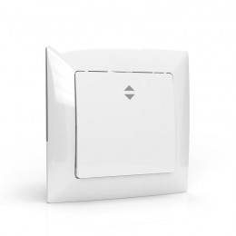 Переключатель проходной 1-кл. СП AVA 10А IP20 в сборе бел. TOKOV LIGHTTKL-AV-P1F-C01