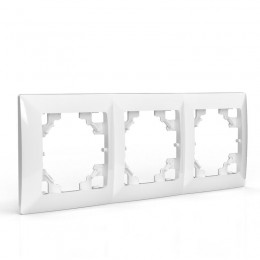 Рамка 3-м AVA бел. TOKOV LIGHT TKL-AV-RM3-C01