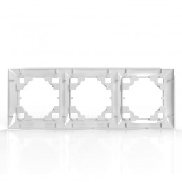 Рамка 3-м AVA бел. TOKOV LIGHT TKL-AV-RM3-C01