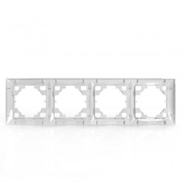Рамка 4-м AVA бел. TOKOV LIGHT TKL-AV-RM4-C01