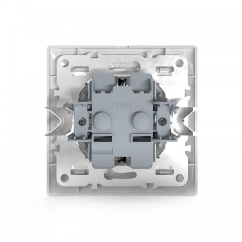 Розетка 1-м СП AVA 16А IP20 с заземл. защ. шторки в сборе бел. TOKOV LIGHT TKL-AV-R1FZSF-C01