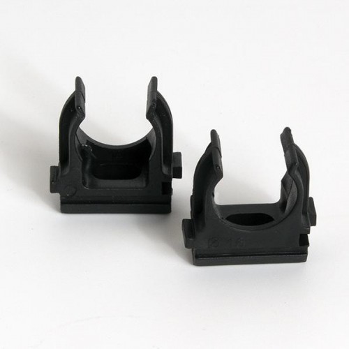 Держатель для труб (клипса) d16мм черн. (уп.100шт) TOKOV ELECTRIC TKE-LC-16-C05/100