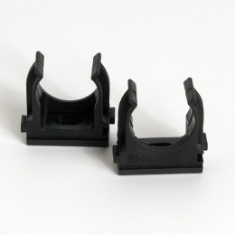 Держатель для труб (клипса) d20мм черн. (уп.100шт) TOKOV ELECTRIC TKE-LC-20-C05/100