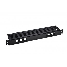 Органайзер кабельный 19дюйм 1U с крышкой TOKOV ELECTRIC TKE-CM-1U-PC