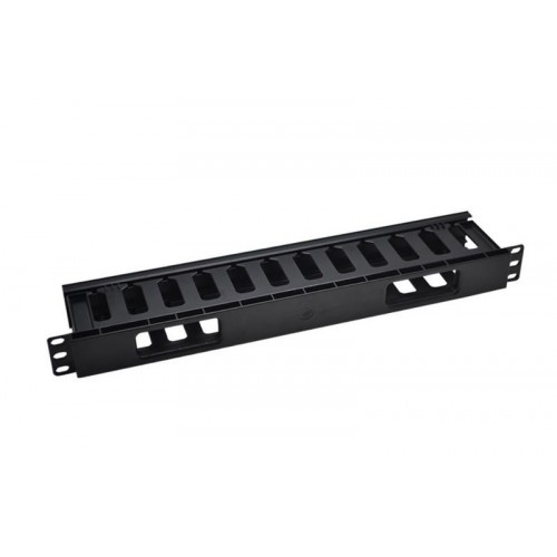 Органайзер кабельный 19дюйм 1U с крышкой TOKOV ELECTRIC TKE-CM-1U-PC